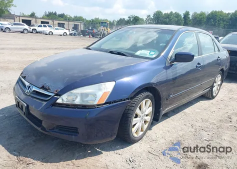 2007 Honda Accord 3.0 Se из США, поврежденный, VIN 1HGCM66447A078947